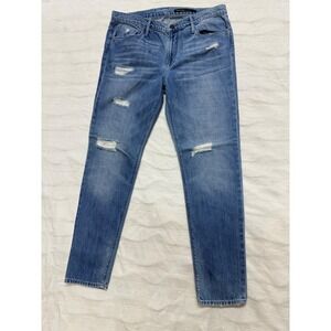 Black Orchid Los Ángeles  Distressed Light Wash Denim Jeans Women's Size 30